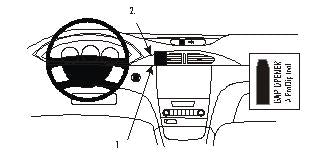 Brodit ProClip 852910 voor Renault Laguna
