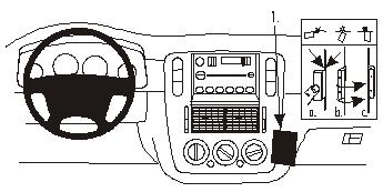 Brodit ProClip 852957 voor Ford Explorer