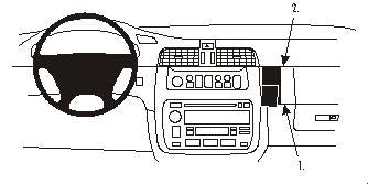 Brodit ProClip 852967 voor Cadillac DTS