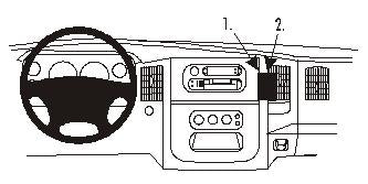 Brodit ProClip 852972 voor Dodge Ram Pick Up 2500/3500
