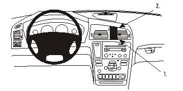 Brodit ProClip 852982 voor Volvo XC70