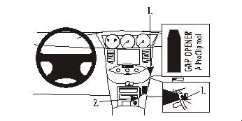 Brodit ProClip 853018 voor Nissan Primera