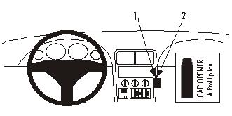 Brodit ProClip 853031 voor BMW Z3