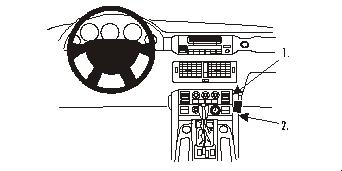 Brodit ProClip 853053 voor Land Rover Range Rover