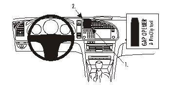 Brodit ProClip 853086 voor Saab 9-3
