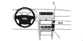Brodit ProClip 853092 voor Audi S4 Cabriolet