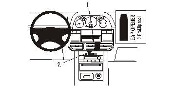 Brodit ProClip 853134 voor Nissan X-Trail