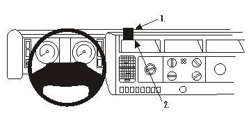 Brodit ProClip 853145 voor MAN Cab-type K Evolution