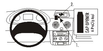 Brodit ProClip 853215 voor Nissan Kubistar