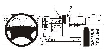 Brodit ProClip 853232 voor Chevrolet Van