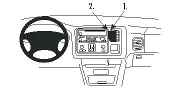 Brodit ProClip 853233 voor Cadillac EXT