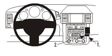 Brodit ProClip 853237 voor Nissan Murano