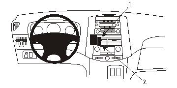 Brodit ProClip 853241 voor Toyota Sienna