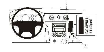 Brodit ProClip 853252 voor Mitsubishi Outlander