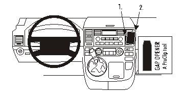 Brodit ProClip 853290 voor Volkswagen Multivan