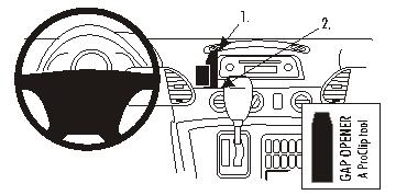 Brodit ProClip 853299 voor Dodge Sprinter