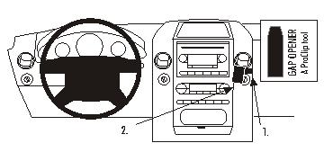 Brodit ProClip 853319 voor Ford F-Series 150