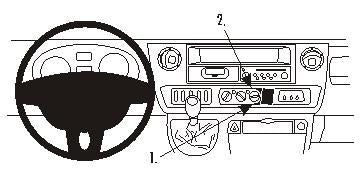 Brodit ProClip 853376 voor Nissan Interstar