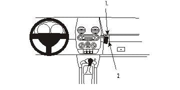 Brodit ProClip 853418 voor Volkswagen Beetle