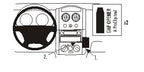 Brodit ProClip 853460 voor Chevrolet Kalos
