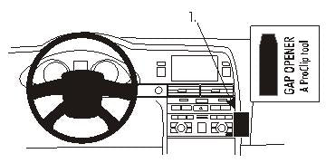 Brodit ProClip 853480 voor Audi S6