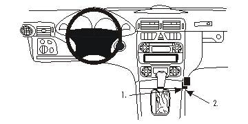 Brodit ProClip 853481 voor Mercedes Benz CLC-Class