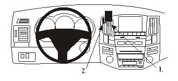 Brodit ProClip 853486 voor Lexus RX Series