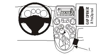 Brodit ProClip 853494 voor Fiat Panda