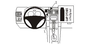 Brodit ProClip 853500 voor Volvo V50