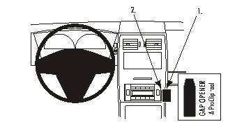 Brodit ProClip 853522 voor Cadillac XLR