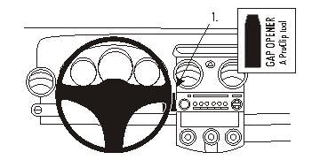 Brodit ProClip 853529 voor Mitsubishi Colt