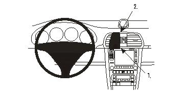 Brodit ProClip 853539 voor Porsche Carrera 911S