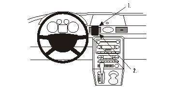 Brodit ProClip 853543 voor Ford Taurus