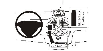 Brodit ProClip 853574 voor Renault Modus