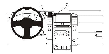 Brodit ProClip 853613 voor Nissan Pathfinder