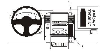 Brodit ProClip 853614 voor Nissan Pathfinder