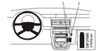 Brodit ProClip 853621 voor Volkswagen Fox