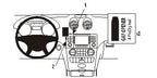 Brodit ProClip 853622 voor Mercedes Benz M-Class/ML