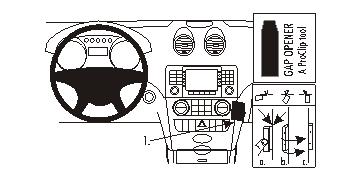 Brodit ProClip 853623 voor Mercedes Benz M-Class/ML