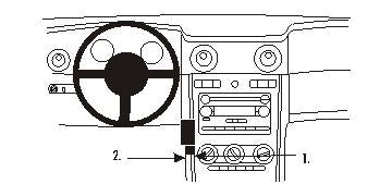 Brodit ProClip 853627 voor Ford Mustang