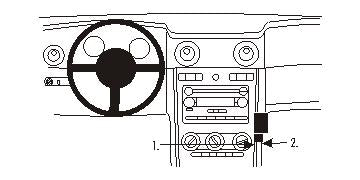 Brodit ProClip 853628 voor Ford Mustang