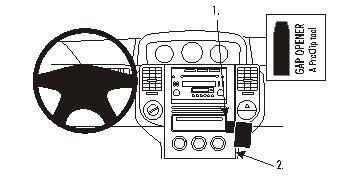 Brodit ProClip 853653 voor Nissan X-Trail
