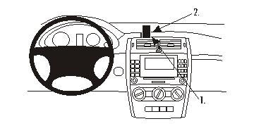 Brodit ProClip 853660 voor Mercedes Benz B-Class