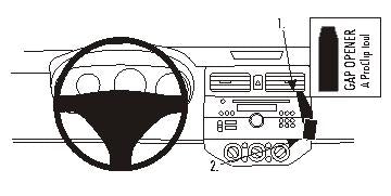 Brodit ProClip 853664 voor Suzuki Swift