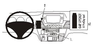 Brodit ProClip 853667 voor Honda FR-V