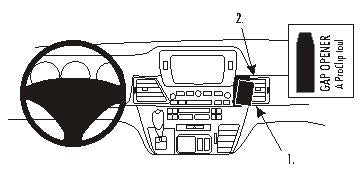 Brodit ProClip 853668 voor Honda FR-V