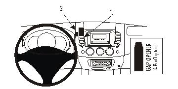 Brodit ProClip 853712 voor Mitsubishi L200