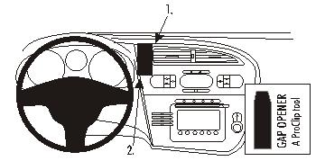 Brodit ProClip 853714 voor Seat Leon