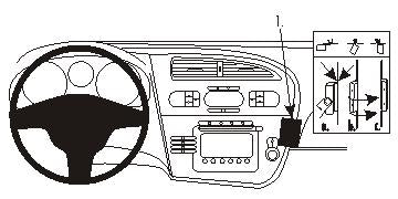 Brodit ProClip 853715 voor Seat Leon