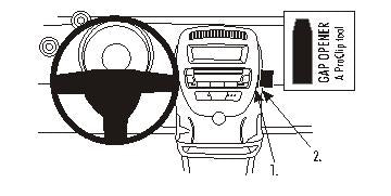Brodit ProClip 853717 voor Citroen C1